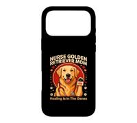 Custodia per iPhone 17 Pro Max Infermiera Golden Retriever Mamma Guarigione è Nei Geni
