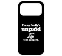 Custodia per iPhone 17 Pro Max Ingegnere del software IT Guy Sono il supporto tecnico non pagato della mia famiglia