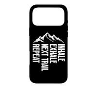 Custodia per iPhone 17 Pro Max Inhale Exhale Next Trail Repeat Amante delle escursioni
