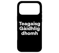 Custodia per iPhone 17 Pro Max "Insegnami il gaelico scozzese." Parola linguistica divertente