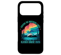 Custodia per iPhone 17 Pro Max Inseguendo l'aurora boreale Alaska Cruise 2025 Avventura
