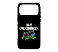 Custodia per iPhone 17 Pro Max Insomnia 3AM Overthinker Melting Clock Aesthetic
