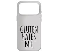 Custodia per iPhone 17 Pro Max Intolleranza minimalista Divertente Frustrazione Il glutine mi odia