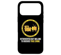 Custodia per iPhone 17 Pro Max Introverso ma disposto a discutere del vero crimine