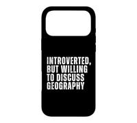 Custodia per iPhone 17 Pro Max Introverso ma disposto a discutere di geografia introversa