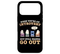 Custodia per iPhone 17 Pro Max Introverso Timido Antisociale Storia Horror Citazione Fantasma Kawaii