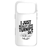 Custodia per iPhone 17 Pro Max Io amo davvero le rape OK? Divertente appassionato vegetariano