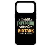Custodia per iPhone 17 Pro Max Io Non Invecchio Divento Vintage Ironico e Divertente