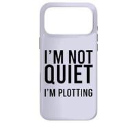 Custodia per iPhone 17 Pro Max Io non sono tranquillo sto tramando Introvert Sarcastico Divertente Meme