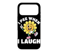 Custodia per iPhone 17 Pro Max Io pipì quando rido fiore giallo pipì scherzo umorismo