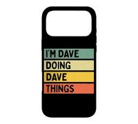 Custodia per iPhone 17 Pro Max Io sono Dave Doing Dave Things Divertente Citazione Personalizzata