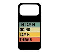 Custodia per iPhone 17 Pro Max Io sono Jamin Doing Jamin Things Divertente Citazione Personalizzata