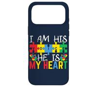 Custodia per iPhone 17 Pro Max Io sono la sua voce Lui è il mio cuore Puzzle Consapevolezza dell'autismo