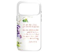 Custodia per iPhone 17 Pro Max Io sono la vite tu sei i rami John 15 5