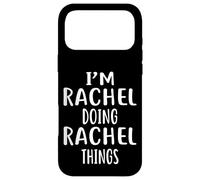 Custodia per iPhone 17 Pro Max Io sono Rachel Doing Rachel Things Maglietta Rachel Camicia Rachel