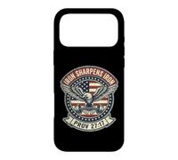 Custodia per iPhone 17 Pro Max Iron Sharpens Iron Christian Men Bible Scripture Gym Workout