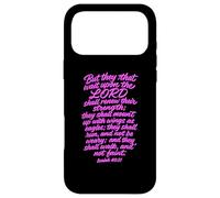 Custodia per iPhone 17 Pro Max Isaia aspetta che il Signore rinnovi la loro forza pregare