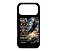 Custodia per iPhone 17 Pro Max Isaiah 40:31 Wait on the LORD, Renew Strength Eagle