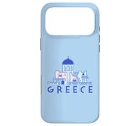 Custodia per iPhone 17 Pro Max Isola di Santorini Grecia Chiese greco-ortodosse Minimalista