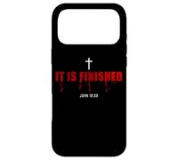 Custodia per iPhone 17 Pro Max It is Finished - John 19:30 Last Words of JESUS on the Cross