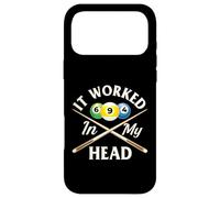 Custodia per iPhone 17 Pro Max It Worked In My Head - Giocatore di biliardo con 8 palline