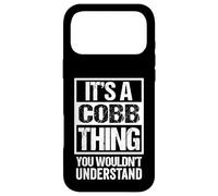 Custodia per iPhone 17 Pro Max It's A Cobb Thing You Wouldn't Understand Surname Name