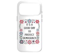 Custodia per iPhone 17 Pro Max It's a Good Day to Protect Democracy Flag,Save Our Democracy