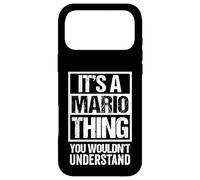 Custodia per iPhone 17 Pro Max It's A Mario Thing You Wouldn't Understand First Name