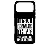 Custodia per iPhone 17 Pro Max It's A Ronaldo Thing You Wouldn't Understand First Name