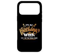 Custodia per iPhone 17 Pro Max It's My Birthday Week Yes I Get The Whole Week Birthday Party