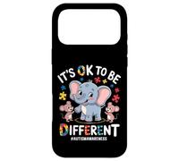 Custodia per iPhone 17 Pro Max It's OK To Be Different Autism Awareness Elephant Kids