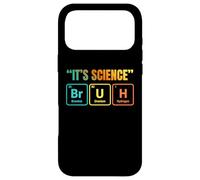 Custodia per iPhone 17 Pro Max It's Science Bruh Periodic Table of Elements Funny Meme