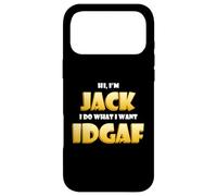 Custodia per iPhone 17 Pro Max Jack Costume IDGAF Funny Meme Halloween Costume For Jacks