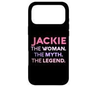 Custodia per iPhone 17 Pro Max Jackie The Woman The Myth Legend Nome Personalizzato Donne