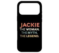 Custodia per iPhone 17 Pro Max Jackie The Woman The Myth Legend Nome Personalizzato Donne
