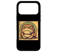 Custodia per iPhone 17 Pro Max Japanese Grumpy Frog Design - Vintage Ukiyo-e Style Art