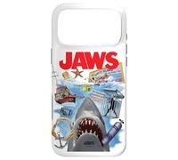Custodia per iPhone 17 Pro Max Jaws 50th Anniversary Poster Amity Island Collage 2-Sided