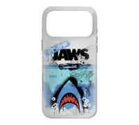 Custodia per iPhone 17 Pro Max Jaws 50th Anniversary Poster Da-Dum Graffiti Style 2-Sided