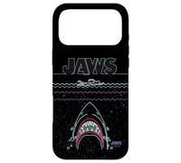 Custodia per iPhone 17 Pro Max Jaws 50th Anniversary Poster Line Art Front & Back