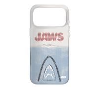 Custodia per iPhone 17 Pro Max Jaws 50th Anniversary Poster Text Art Style Front & Back