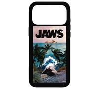 Custodia per iPhone 17 Pro Max Jaws 50th Anniversary Poster Tropical Island Front & Back