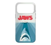 Custodia per iPhone 17 Pro Max Jaws 50th Anniversary Poster Vector Front & Back