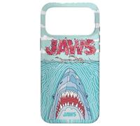 Custodia per iPhone 17 Pro Max Jaws 50th Anniversary Poster Wavy Terror Front & Back