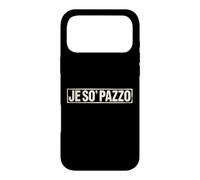 Custodia per iPhone 17 Pro Max Je So’ Pazzo Scritta Napoletana Vintage