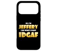 Custodia per iPhone 17 Pro Max Jeffery Costume IDGAF Funny Meme Halloween Costume For Jeff