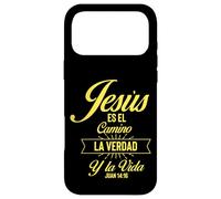 Custodia per iPhone 17 Pro Max Jesus Es el Camino La Verdad Y La Vida Juan 14:16 Donne Uomini