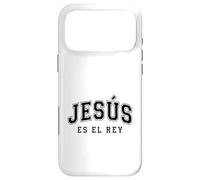Custodia per iPhone 17 Pro Max Jesus Es El Re'y Cristiana Fe Religiosa Regalo