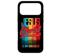 Custodia per iPhone 17 Pro Max Jesus is my Savior King Christian Verse For Men Women