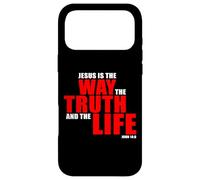 Custodia per iPhone 17 Pro Max JESUS is the WAY the TRUTH and the LIFE - John 14:6 Bible