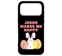 Custodia per iPhone 17 Pro Max JESUS Makes Me Happy - Girls & Women Easter Christian Faith
